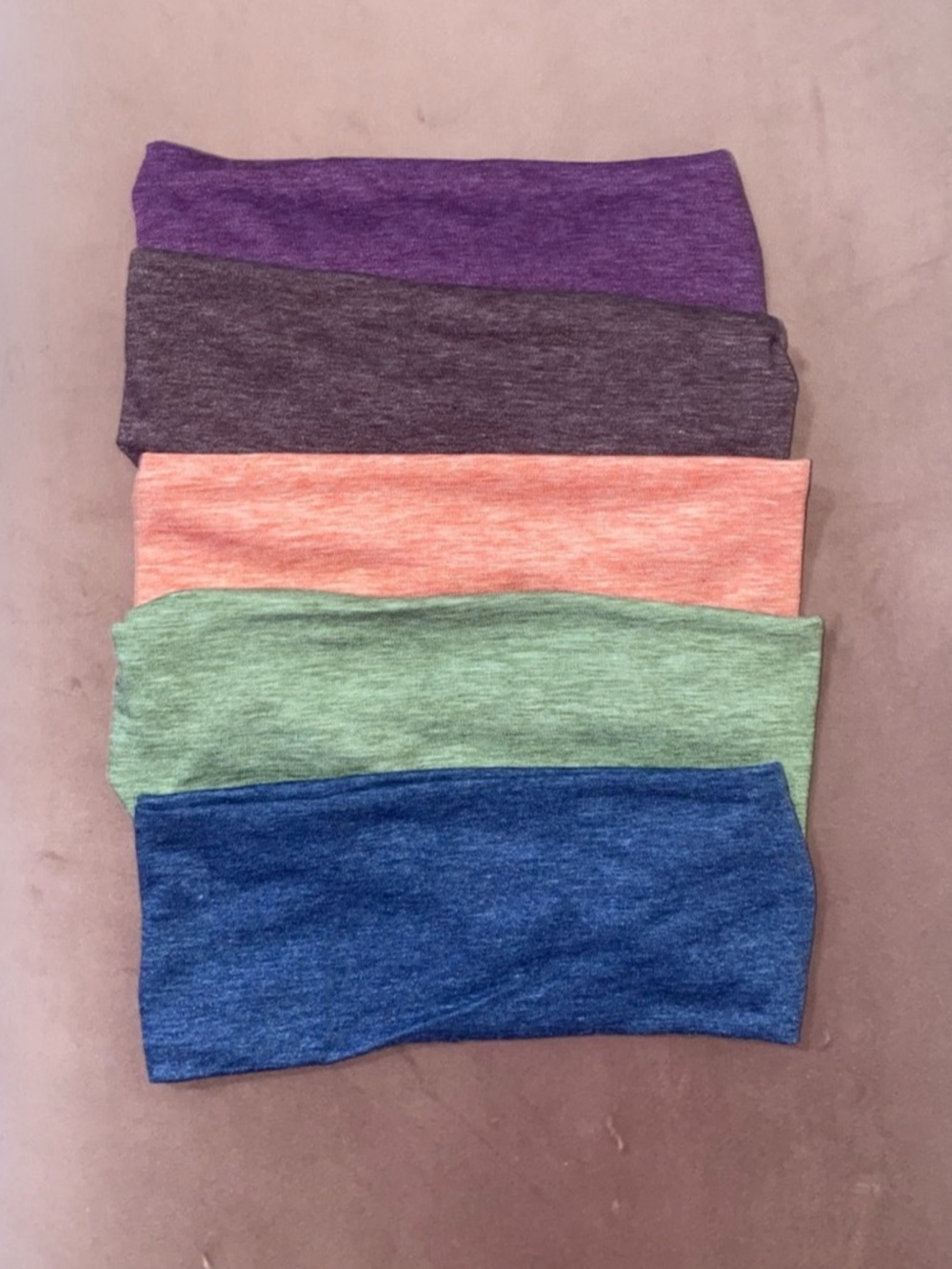 *BUNDLE* Set of 5 Cotton Headbands in Multiple Colors - Athleisure, Activewear